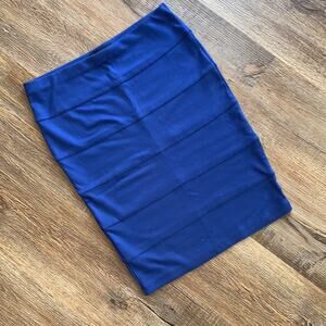 xxi Royal Blue Pull On Pencil Skirt M
